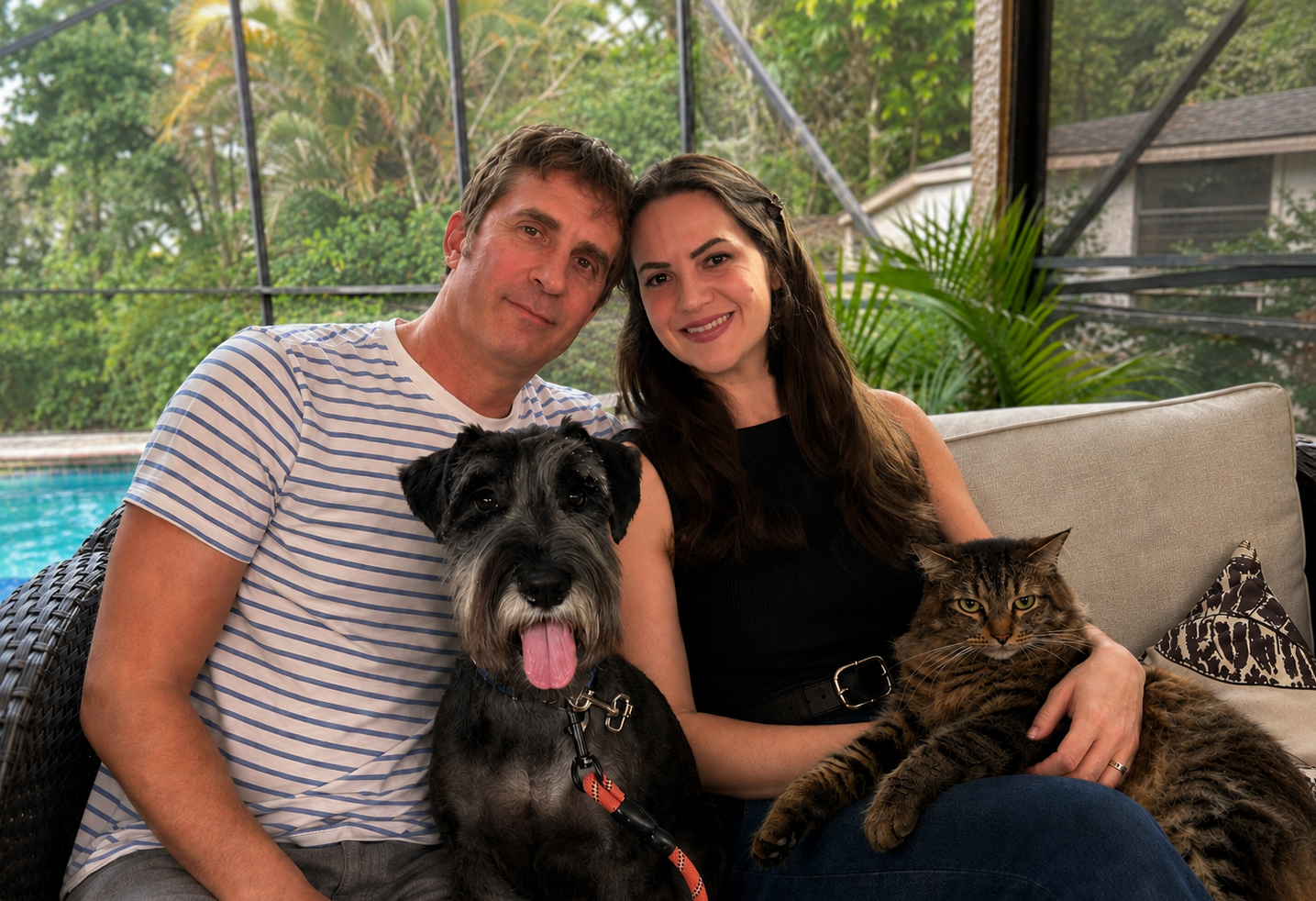 Fernanda Shannon with family